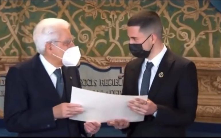 Un Alfiere della Repubblica al CUS Cagliari: Nicola Salis premiato al Quirinale
