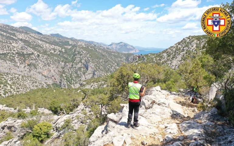 Trovato un cadavere nel Supramonte di Baunei: si tratterebbe dell’escursionista scomparso quest’estate
