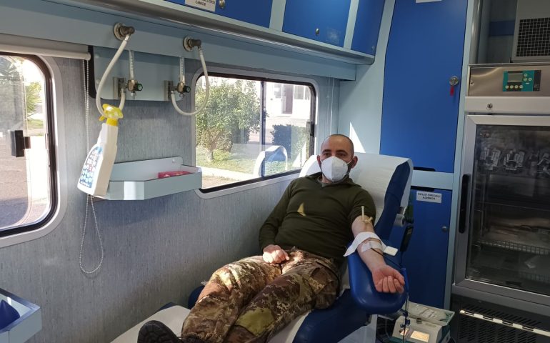 Brigata Sassari in prima linea per la donazione del sangue: oggi a Cagliari le trasfusioni per l’Arnas Brotzu