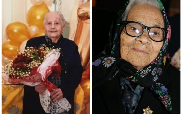 Doppia festa, oggi, per la longevità sarda: 102 anni per Tzia Lisa e Tzia Iolanda