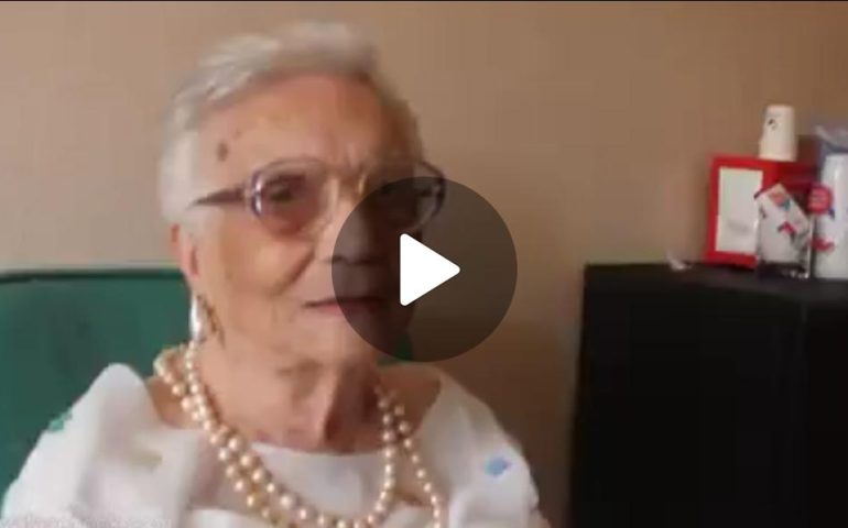 (VIDEO) Sardegna, la signora Lisetta Mercalli compie 107 anni. Ecco il racconto della sua vita