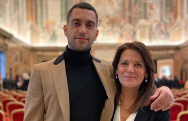 Mahmood con la madre Anna Frau