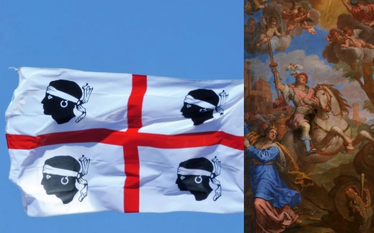 Oggi è San Giorgio: sapevate che la bandiera della Sardegna è un tributo al Martire?