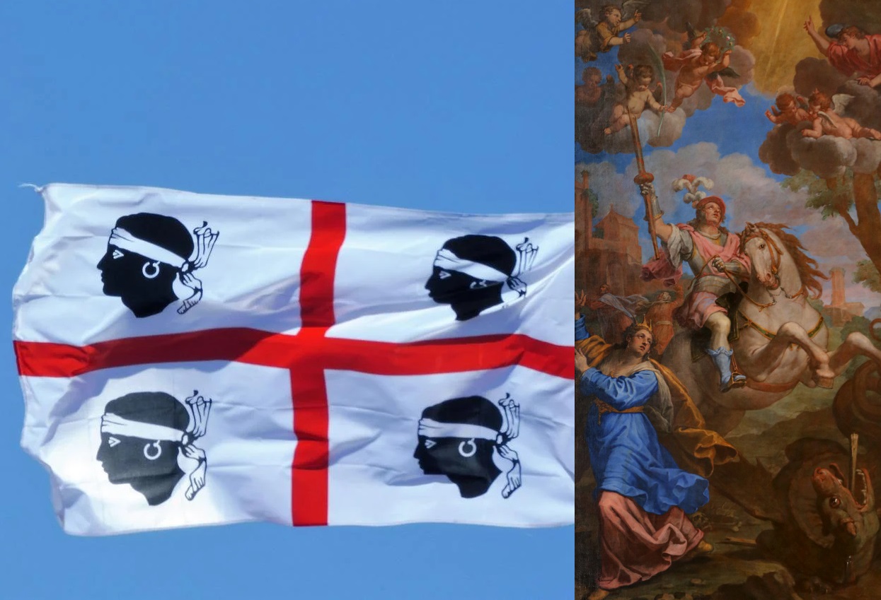 Oggi è San Giorgio: sapevate che la bandiera della Sardegna è un tributo al Martire?