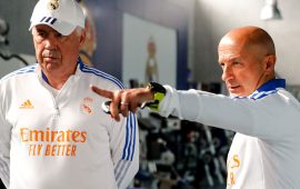 Antonio Pintus e Carlo Ancelotti - Foto Real Madrid