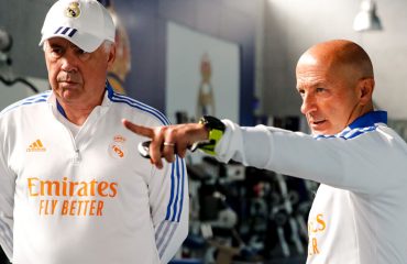 Antonio Pintus e Carlo Ancelotti - Foto Real Madrid