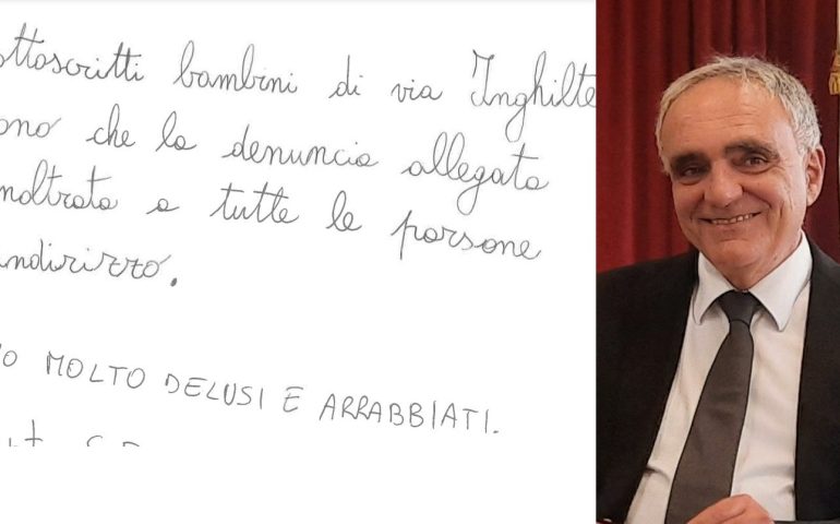 Quartu, rubati due susini nel giardino della scuola: i bimbi indignati scrivono al sindaco: “Cittadini, aiutateci”