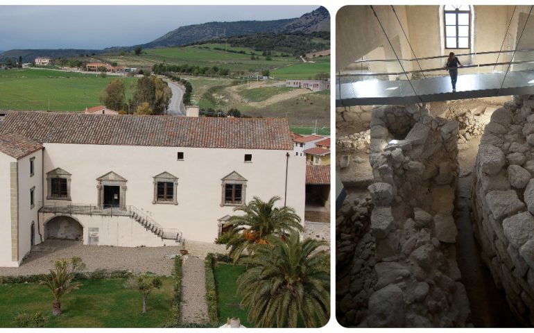 Lo sapevate? Il palazzo medievale Zapata a Barumini è stato edificato sopra un grande nuraghe