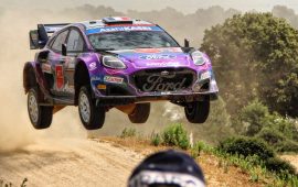 Il salto di Monte Lerno al Rally Italia Sardegna - Foto Coiluna/Loelle (Pagina FB Rally Italia Sardegna)