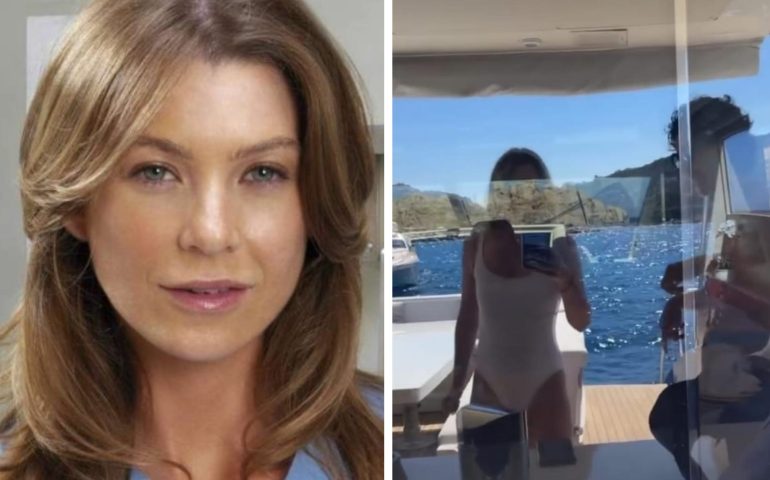 Anche Ellen Pompeo, la star di “Grey’s Anatomy” sceglie la Sardegna per le sue vacanze