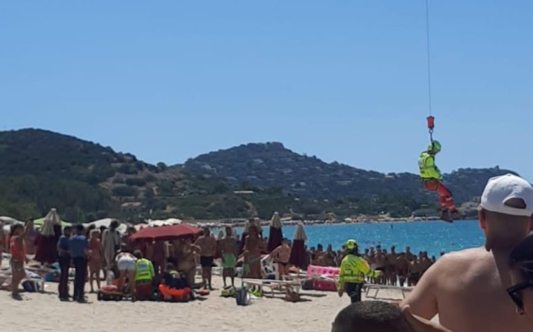 Sardegna, malore in spiaggia: trasportato in ospedale dall’elisoccorso