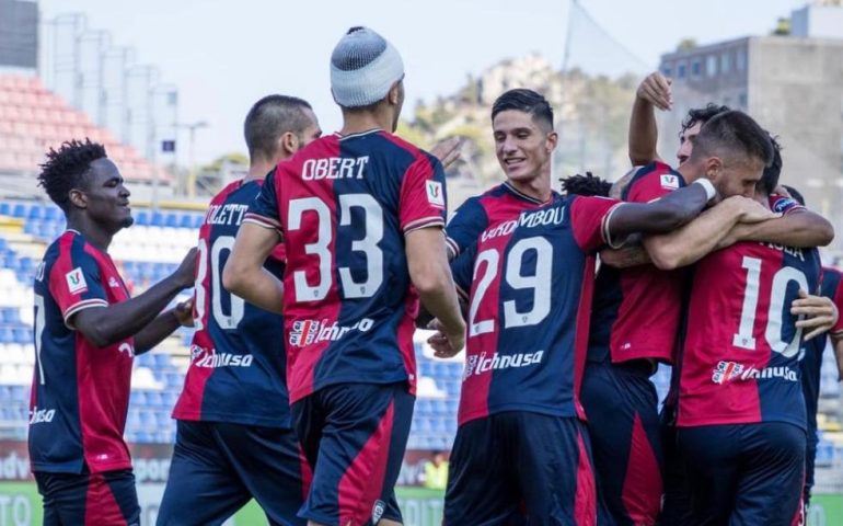Il Cagliari riparte con una vittoria in Coppa Italia: 3-2 contro il Perugia e passaggio del turno