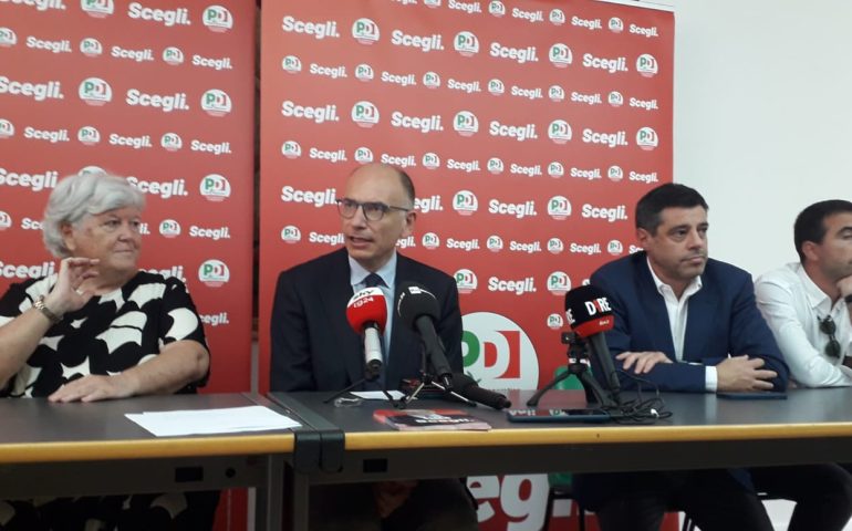 Enrico Letta lancia la sfida a Cagliari: “Sardegna determinante in queste elezioni”