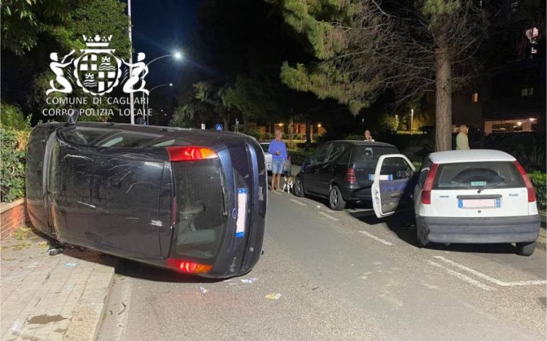Cagliari, violento scontro fra due auto: anziano di 87 anni grave all’ospedale