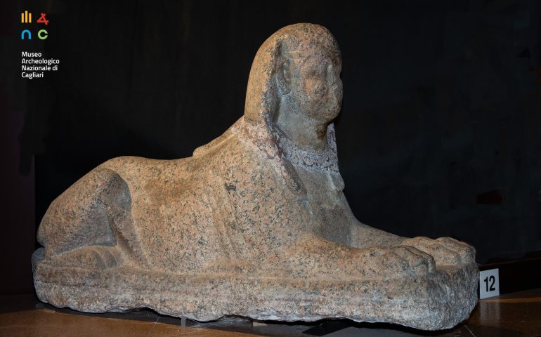 Lo sapevate? Nel Museo Archeologico di Cagliari è presente una rarissima sfinge egiziana
