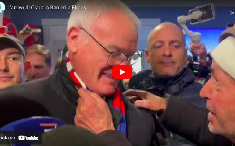 VIDEO. Elmas, scene di delirio per l’arrivo di Claudio Ranieri