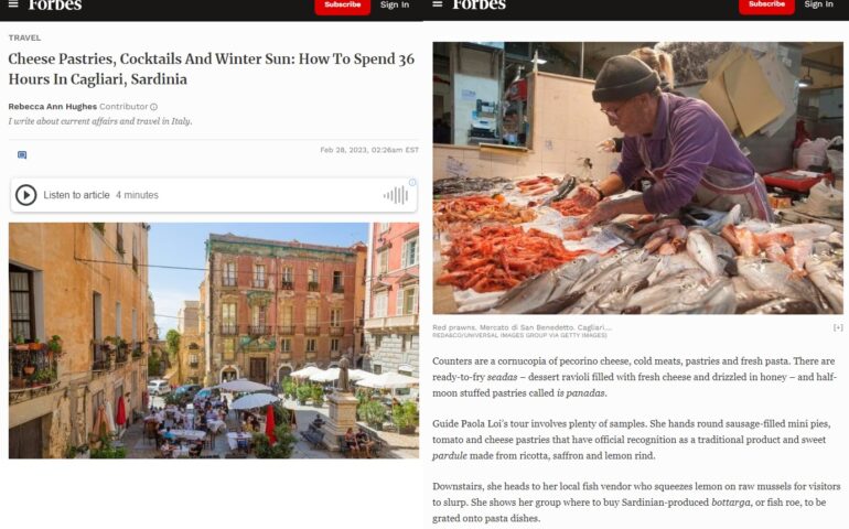 Americani stregati dalla bellezza di Cagliari: la “città bianca” spopola su Forbes USA