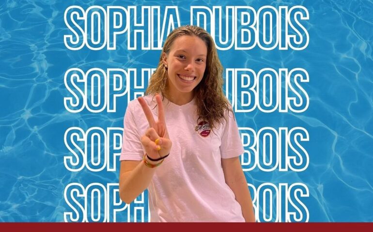 Sophia Dubois entra nella storia del nuoto sardo: prima nuotatrice sui 100 stile libero sotto i 56 secondi