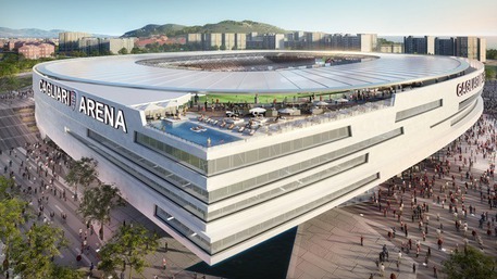 Calcio, progetto nuovo stadio Cagliari