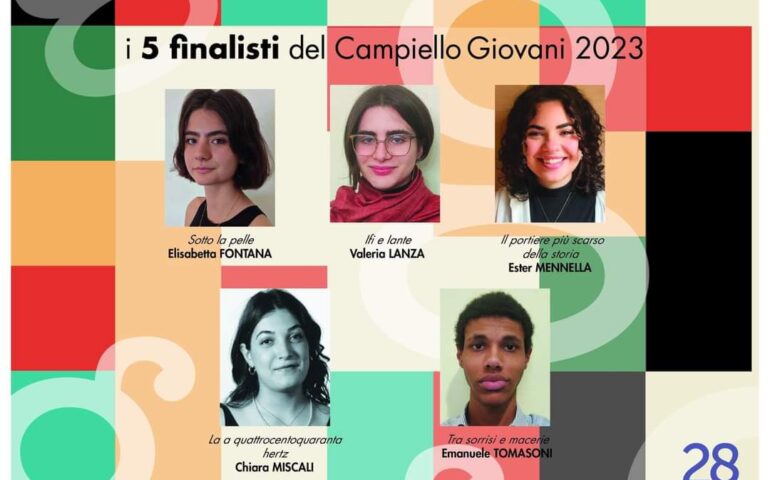 Campiello Giovani 2023: la 19enne sarda Chiara Miscali tra i primi 5
