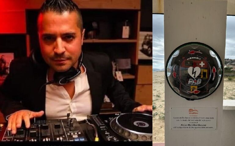 Costa Rei, un defibrillatore in spiaggia per salvare vite in ricordo del dj Alessio Massessi