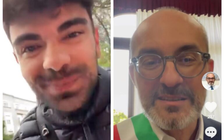 Il sindaco Truzzu su TikTok insieme a Mattia Cerrito