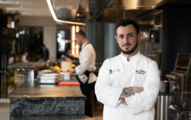 Alessio Signorino, head chef di Terra a Palazzo Tirso - Foto di Roberto Satta