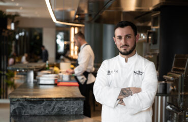 Alessio Signorino, head chef di Terra a Palazzo Tirso - Foto di Roberto Satta