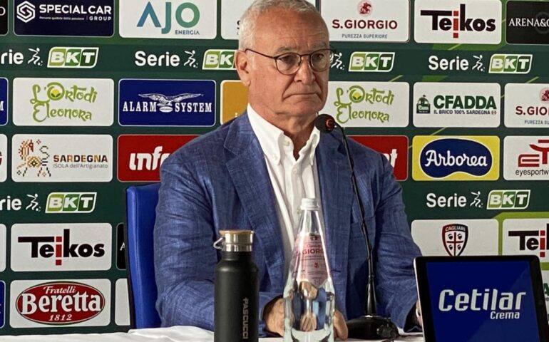 Cagliari, Ranieri prepara l’ultima di campionato: “A Cosenza prova generale in vista dei playoff”