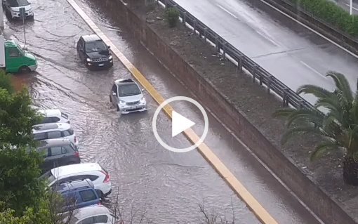 (VIDEO) Il maltempo si abbatte sulla Sardegna: Cagliari tra danni e allagamenti