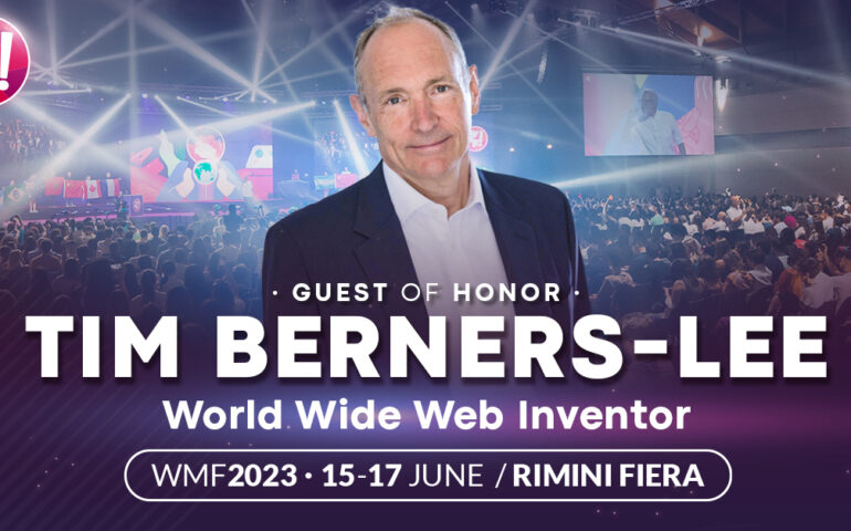 Il WMF – We Make Future porta in Italia Sir Tim Berners-Lee: appuntamento il 16 giugno alla fiera di Rimini