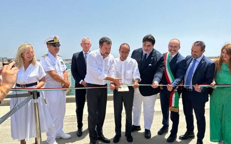 Polo della nautica, Salvini inaugura il nuovo distretto nel Porto Canale di Cagliari