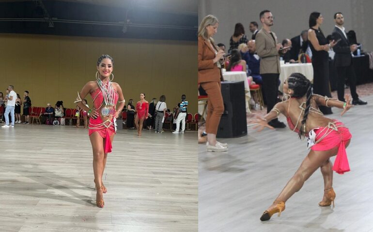 Giulia Cinus, 13 anni e un talento straordinario: la giovane ballerina sarda vince 10 titoli italiani