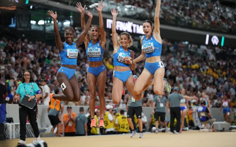 Atletica, record italiano e finale conquistata per Dalia Kaddari e compagne nella 4×100