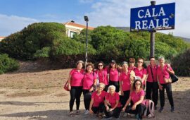 Le Karalis Pink Team all’Asinara per parlare di sport e salute