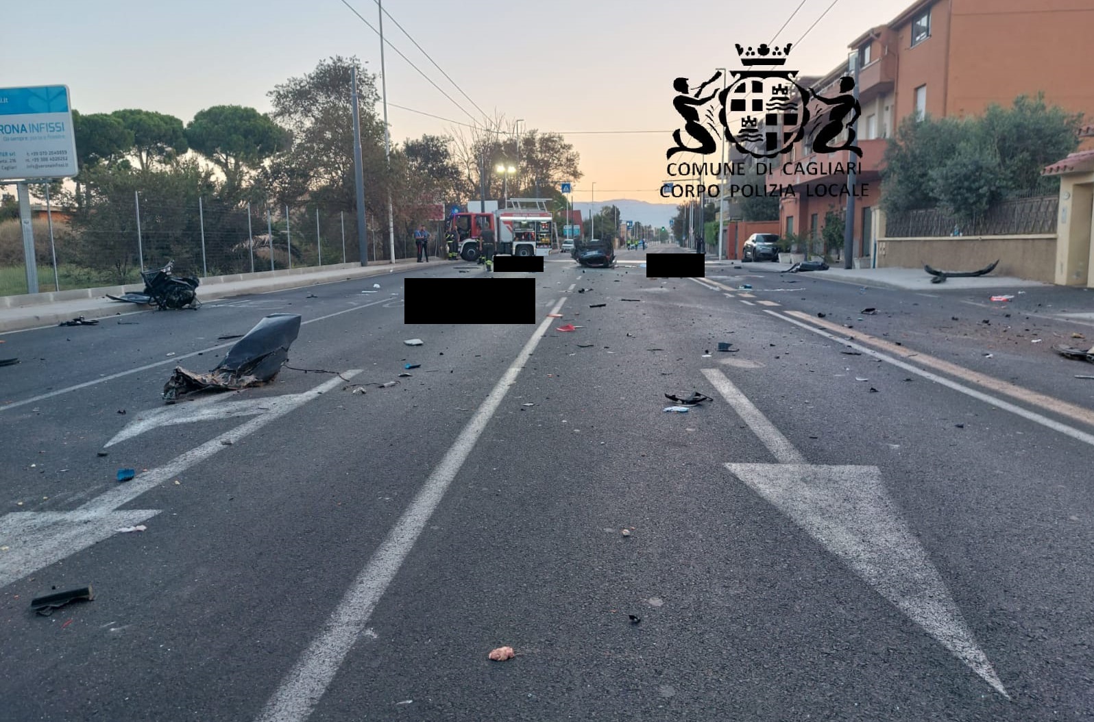 Cagliari, terribile incidente in viale Marconi Cagliari