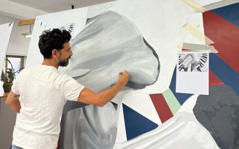 Un murale per Gigi Riva all’Amsicora: realizzato con la direzione artistica di Giorgio Casu 