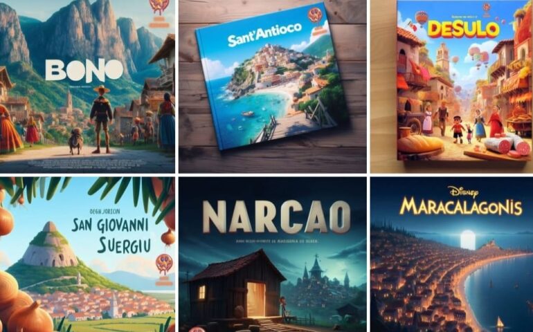 I “disegny di bidda”: le cartoline sarde in stile Disney spopolano su Instagram
