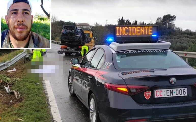 Tragedia nella notte a Soleminis: auto fuori strada, muore un 32enne, feriti altri due ragazzi