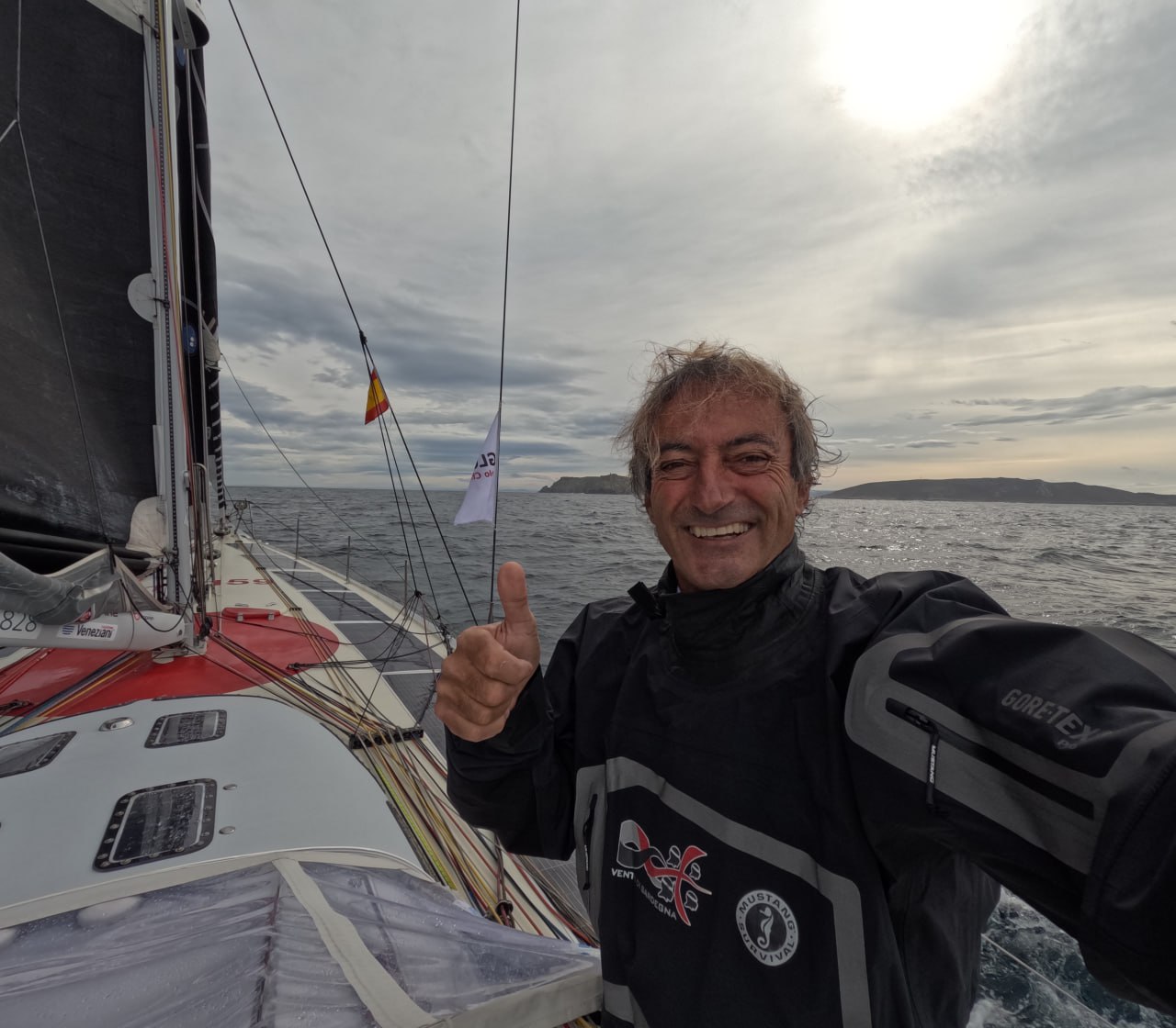 Andrea Mura conclude Global Solo Challenge Cagliari