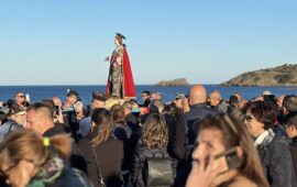 (FOTO) Si rinnova l’emozione a Pula per Sant’Efisio: ieri la statua del Santo in pellegrinaggio nei luoghi del martirio