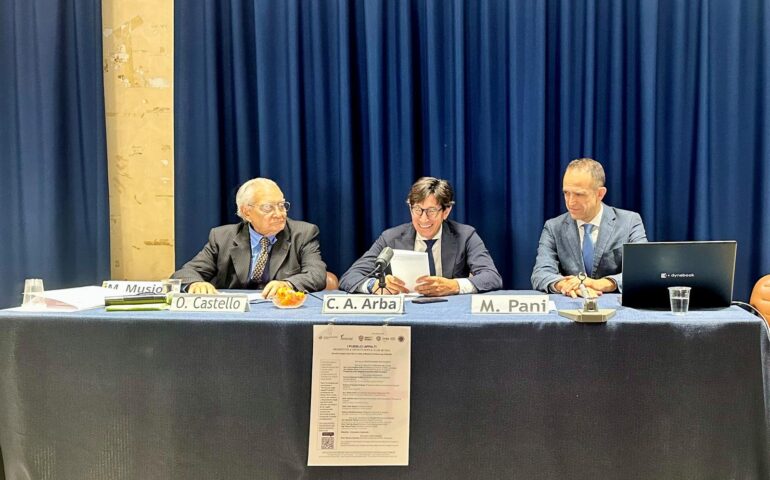 Ottavio castello da sinistra verso dx Carlo Andrea Arba al centro e Mattia Pani a destra