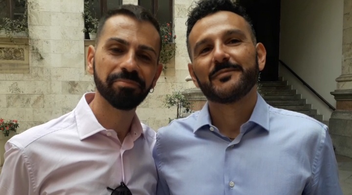 Terzo giorno di Sardegna Pride, le nozze di Claudio e Luigi a Palazzo Bacaredda