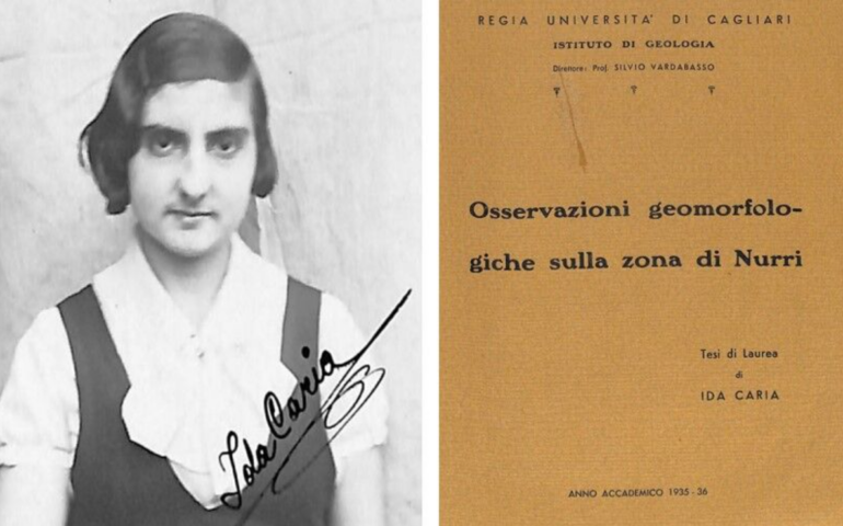 Ida Caria, paleontologa di Meana Sardo: fu la prima donna sarda ad ottenere una cattedra all’Università di Cagliari
