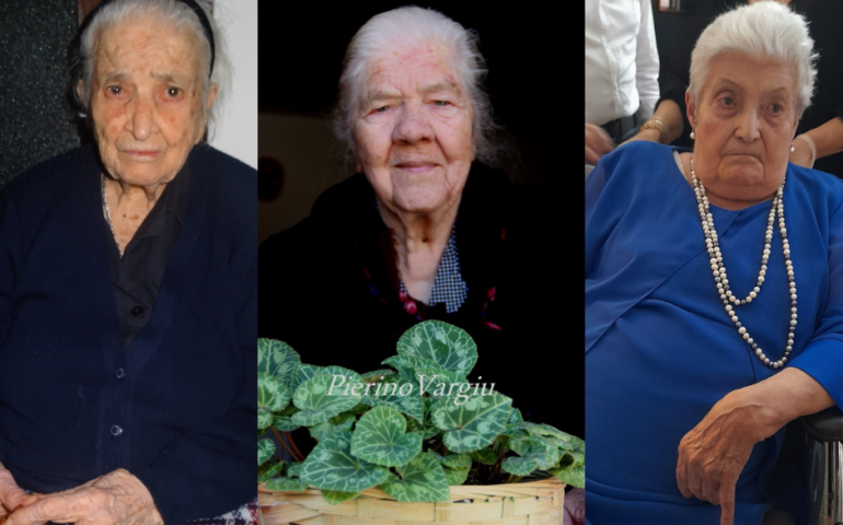 Sardegna in festa per i 103 anni di Tzia Maria Antonia, Tzia Pietrina e i 100 di Tzia Maria Grazia