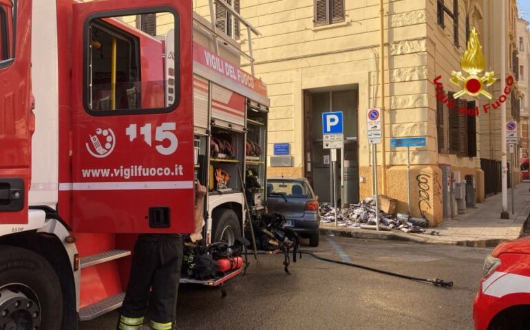 Incendio in uno studio radiologico di piazza Galilei: palazzina evacuata