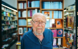 Il Libraio Ugo Salomone nel bellissimo ritratto di Filippo Sarti