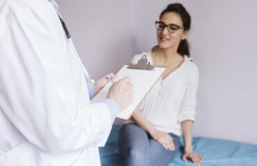 Paziente dal medico durante una visita