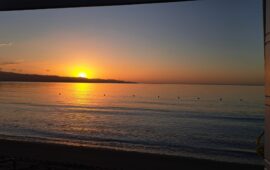 alba al poetto di cagliari