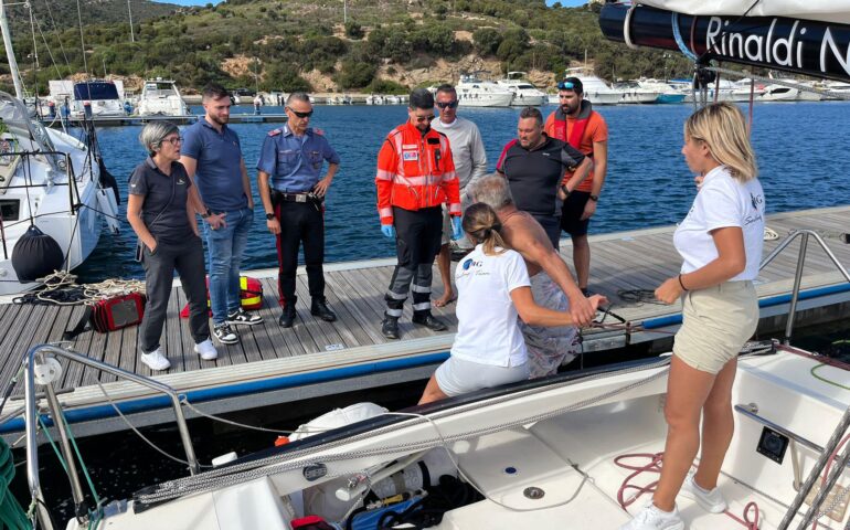 pescatore salvato a teulada